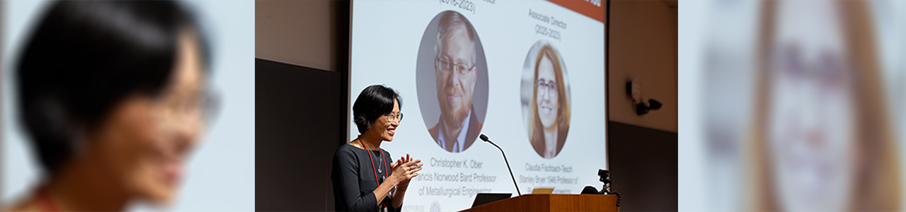 CNF Director Judy Cha speaks at the CNF Annual Meeting