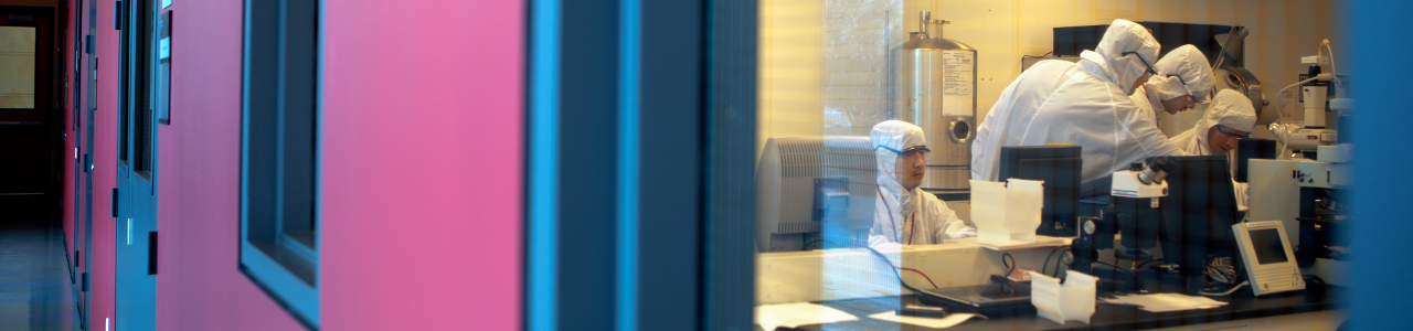 Cleanroom View from the Duffield West Hall