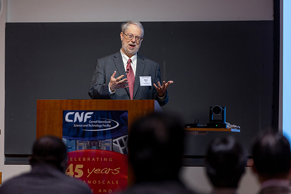 Prof. Ober at the CNF 45th Anniversary Celebration