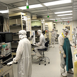 CNF Cleanroom Photo by Ron Olson