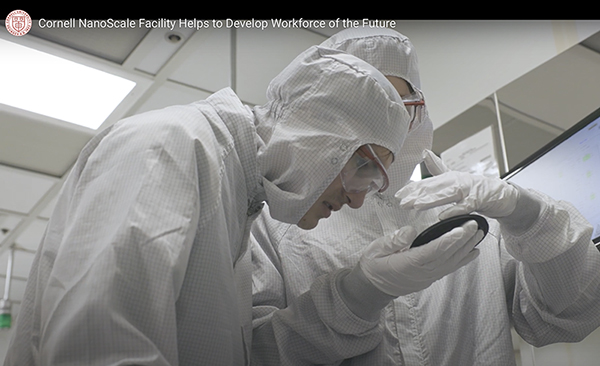 ATLAS Students Work in the CNF Cleanroom