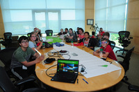 4H Students Gathered in the Conference Room
