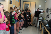 4H Students Learn About Nanotechnology in the CNF demo room