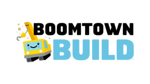 2019-2020 First Lego League Jr Expo Logo: Boomtown Build